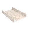 Prebaľovacia podložka pevná KikkaBoo 50x70 cm Secret Garden Beige