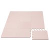Rialto Baby Hracia podložka puzzle s okrajom Light Pink 92 x 122 cm
