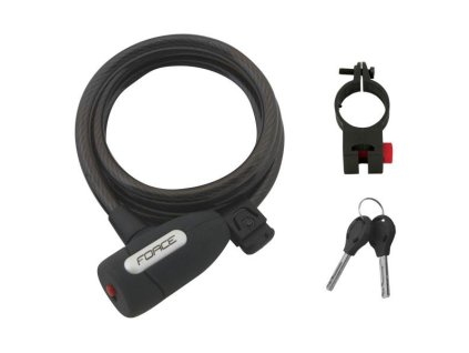 zámek Force Lux spirála 150cm/10mm