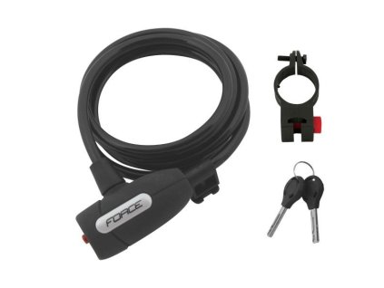 zámek Force Lux spirála 180cm/8mm