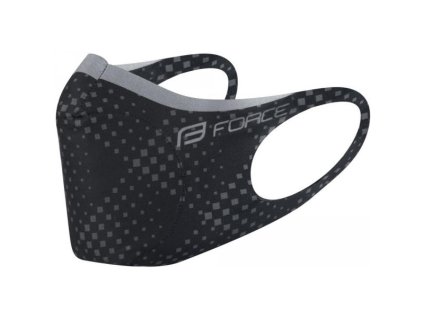 rouška FORCE černá UNI