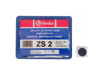 Ferdus záplaty ZS2 25mm - 100ks