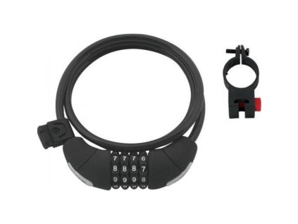 zámek Force Lux spirála kódový 120cm/8mm