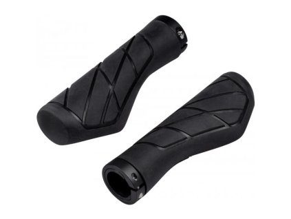 Gripy Force Bar tvarované jištěné, celočerné