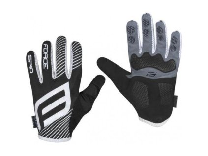 Rukavice Force Spid letní černé