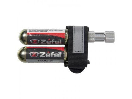 Zéfal CO2 držák bombiček + regulátor Air control + 2 bombičky