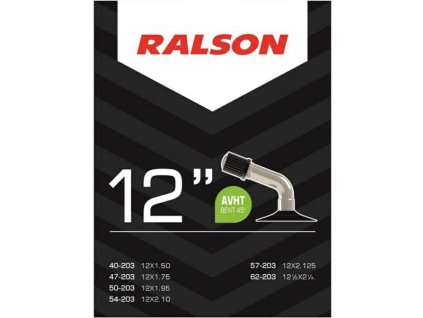 duše Ralson 12x1,75-2,125 AV ohlý ventil 45