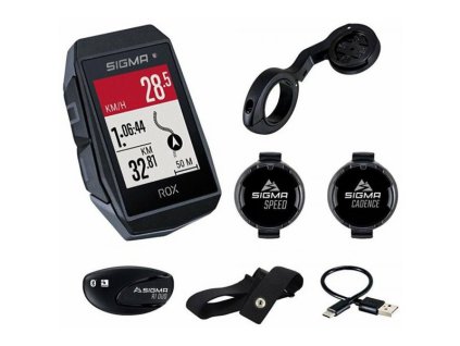 Sigma Rox 11.1 Evo GPS cyklopočítač černý SET se sensory