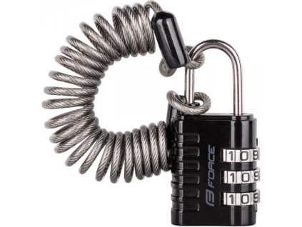 zámek Force Small 2 spirála kódový 120cm/3mm