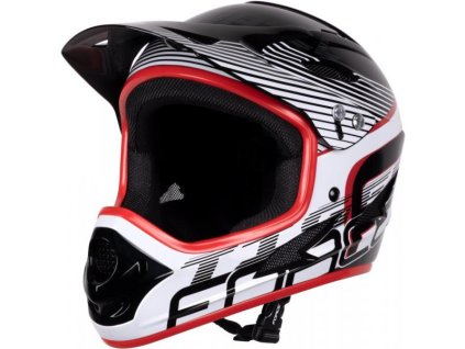 Přilba Force Tiger DH černo-červená