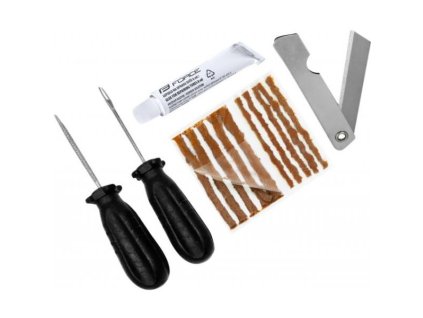 Force sada pro opravu bezdušových plášťů s nářadím