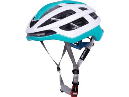 přilba FORCE LYNX bílo-tyrkysová