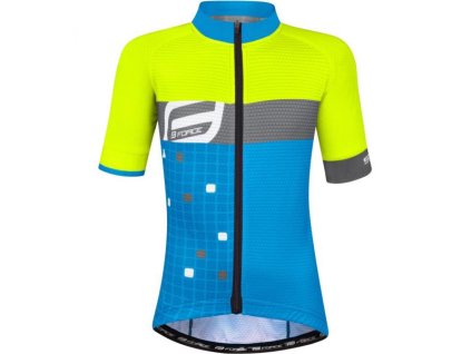Dres Force Kid Square fluo-modrý
