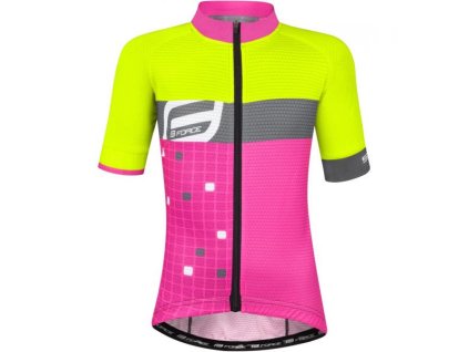 Dres Force Kid Square fluo-růžový