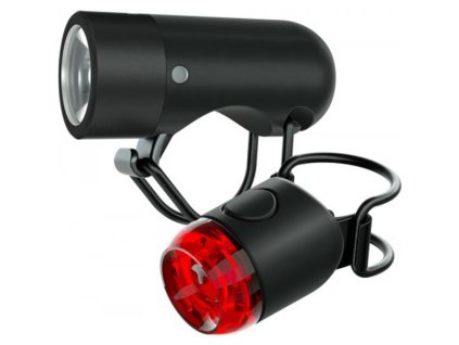 Knog Plug Twinpack USB sada světel, černé