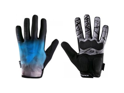 Rukavice Force MTB Core modré