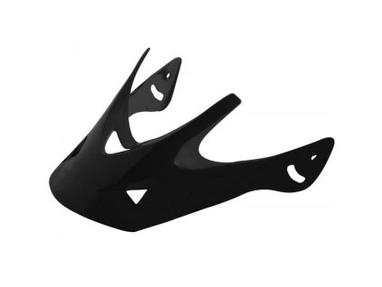 náhradní kšilt pro přilbu FORCE TIGER černý