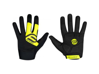 Rukavice Force MTB Power černo-fluo