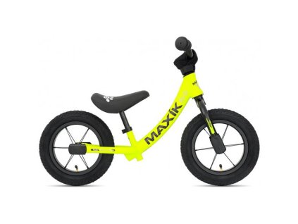 odrážedlo MAXÍK Evo Lite fluo žlutá/černá