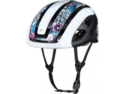 přilba FORCE NEO VIVID bílo-černá