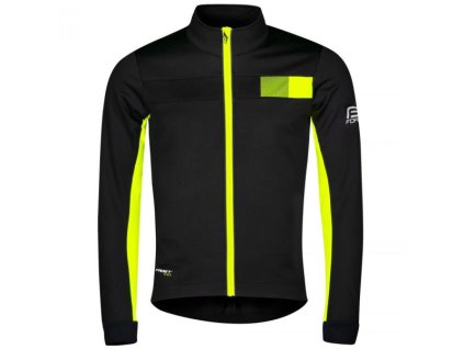 bunda Force Frost Kid softshell černo-fluo
