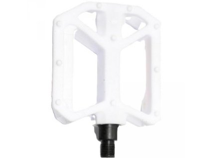 pedály BMX dětské plastové bílé