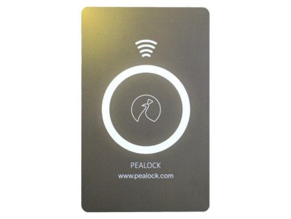 NFC karta PEALOCK, černá