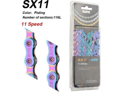 řetěz IIIPro SX11 rainbow 11sp.