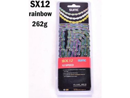 řetěz IIIPro SX12 rainbow 12sp.
