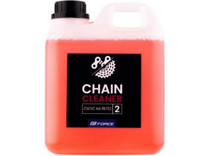čistič Force Strong na řetězy 2L kanystr růžový