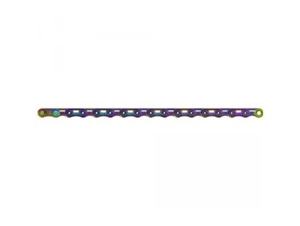 Řetěz Sram Red E1 Flattop Rainbow se spojkou v krabičce