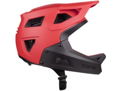 Přilba Force Drop downhill červeno-černá