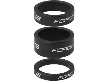 podložka distanční Force 1,1/8" černá