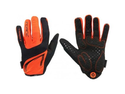 rukavice Force Target oranžové