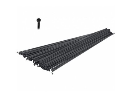 dráty FORCE nerez černé 2mm 100ks