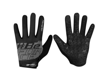 Rukavice Force Swipe letní černo-šedé