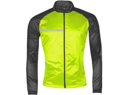bunda FORCE WINDPRO neprofuk fluo-černá