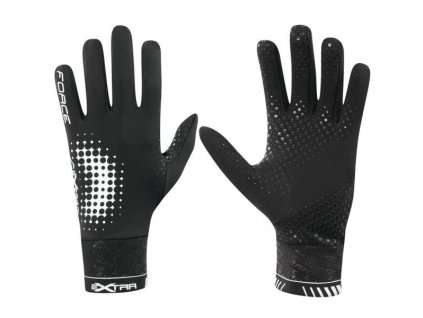 Rukavice Force Extra jaro-podzim černé