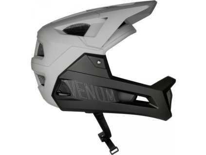 Přilba Force Venom downhill, šedo-černá