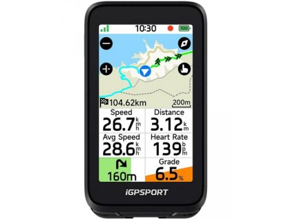 iGPSport BiNavi Air computer s GPS navigací