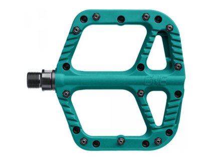 pedály OneUp Composite Pedals tyrkysové