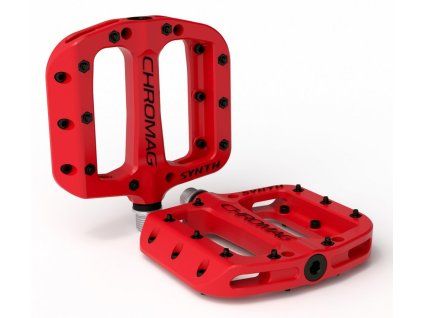 pedály Chromag Synth červené