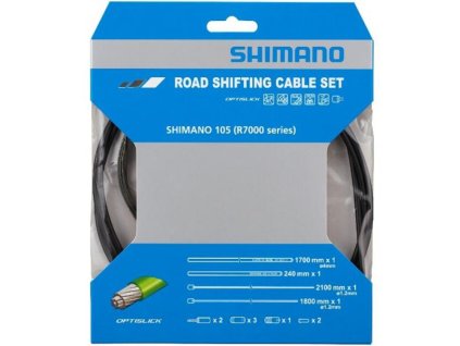 bowdeny + lanka Shimano R7000 řadící set OPTISLICK