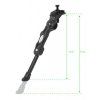 stojánek Force E-bike 24-28" Al pod rám +protikus, černý