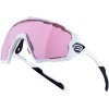 brýle Force Ombro bílé mat., růžové laser skla