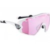 brýle Force Ombro bílé mat., růžové laser skla