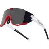 brýle Force Creed bílo-červené, černá zrcadlová skla