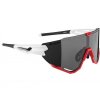 brýle Force Creed bílo-červené, černá zrcadlová skla