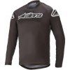 dres Alpinestar RACER V2 L/S JERSEY BLACK/WHITE
