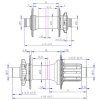 náboje Sting ST-001MTB MicroSpline, Boost, přední a zadní